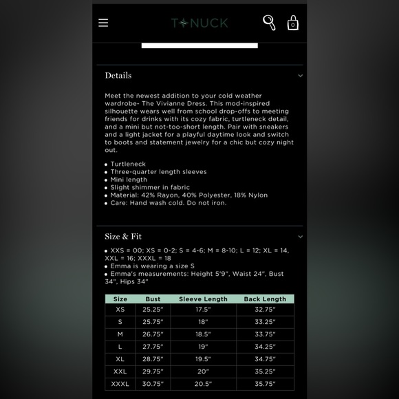 Tuckernuck Black Vivianne Dress EUC - Picture 7 of 9